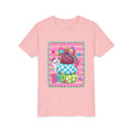 Youth Halloween Tee — Colorful Stacked Pumpkins with 'Boo' Ghost Design