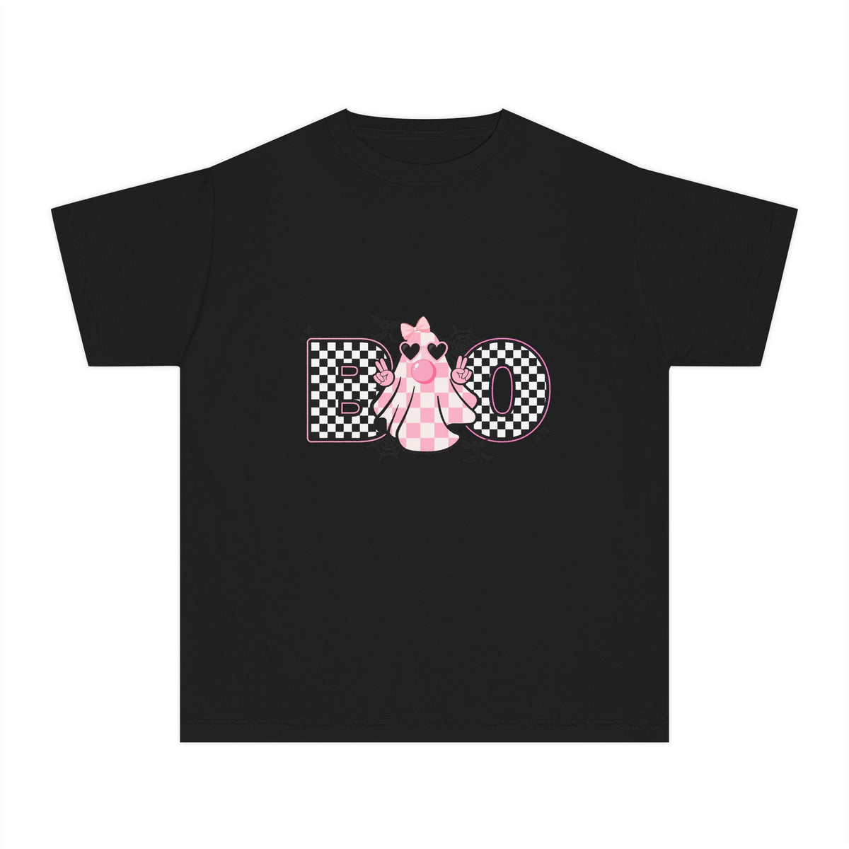Pink Checkered "BOO" (YOUTH)